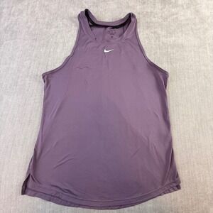 Nike Dri-FIT Womens Purple Training Tank Top Small Racerback Activewear